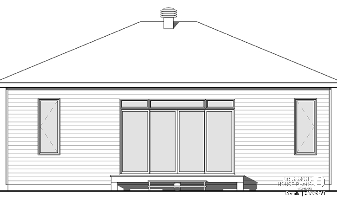 rear elevation - Camille