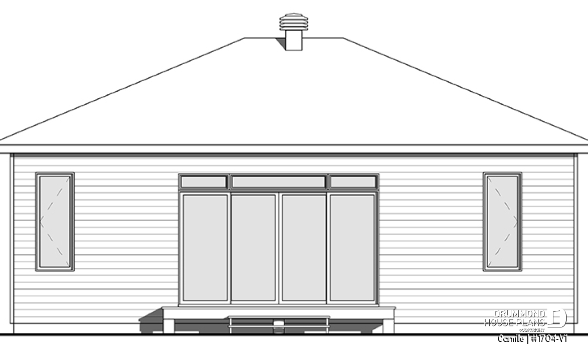 rear elevation - Camille