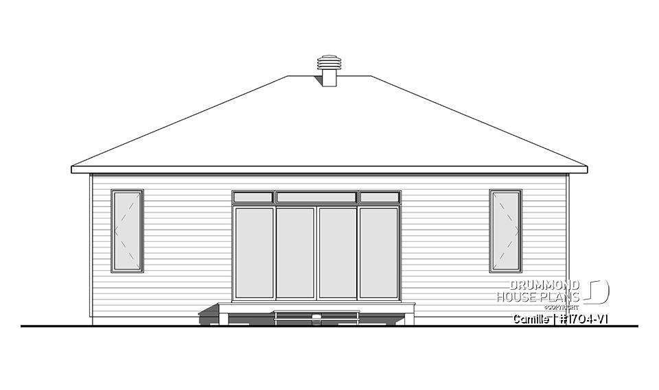 rear elevation - Camille