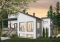 Color version 2 - Left - Small modern house plan for corner lot, master suite, open space, huge windows, panoramic view - Billy