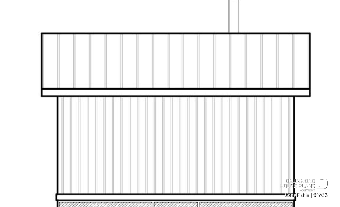 rear elevation - Gone Fishin