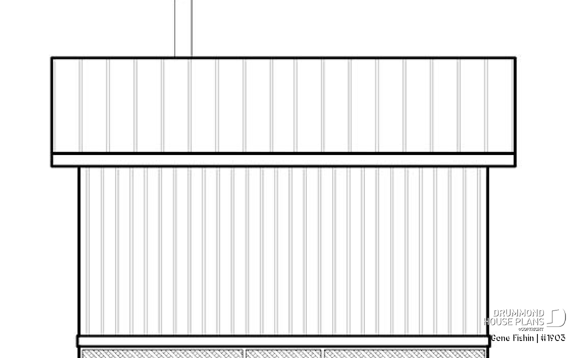 rear elevation - Gone Fishin