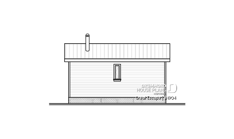 rear elevation - Great Escape