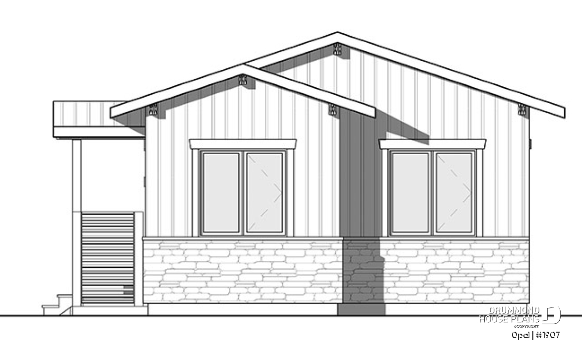 rear elevation - Opal
