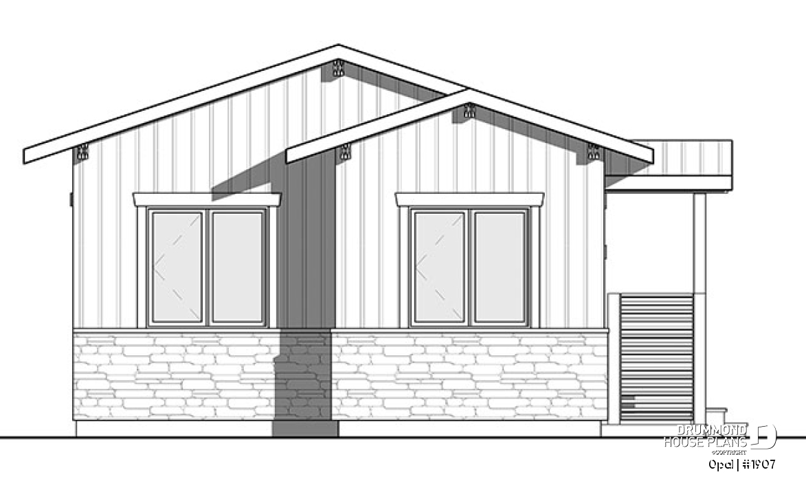 rear elevation - Opal
