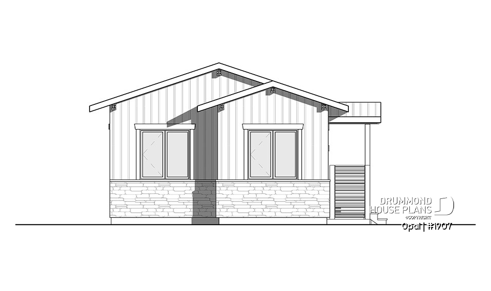 rear elevation - Opal