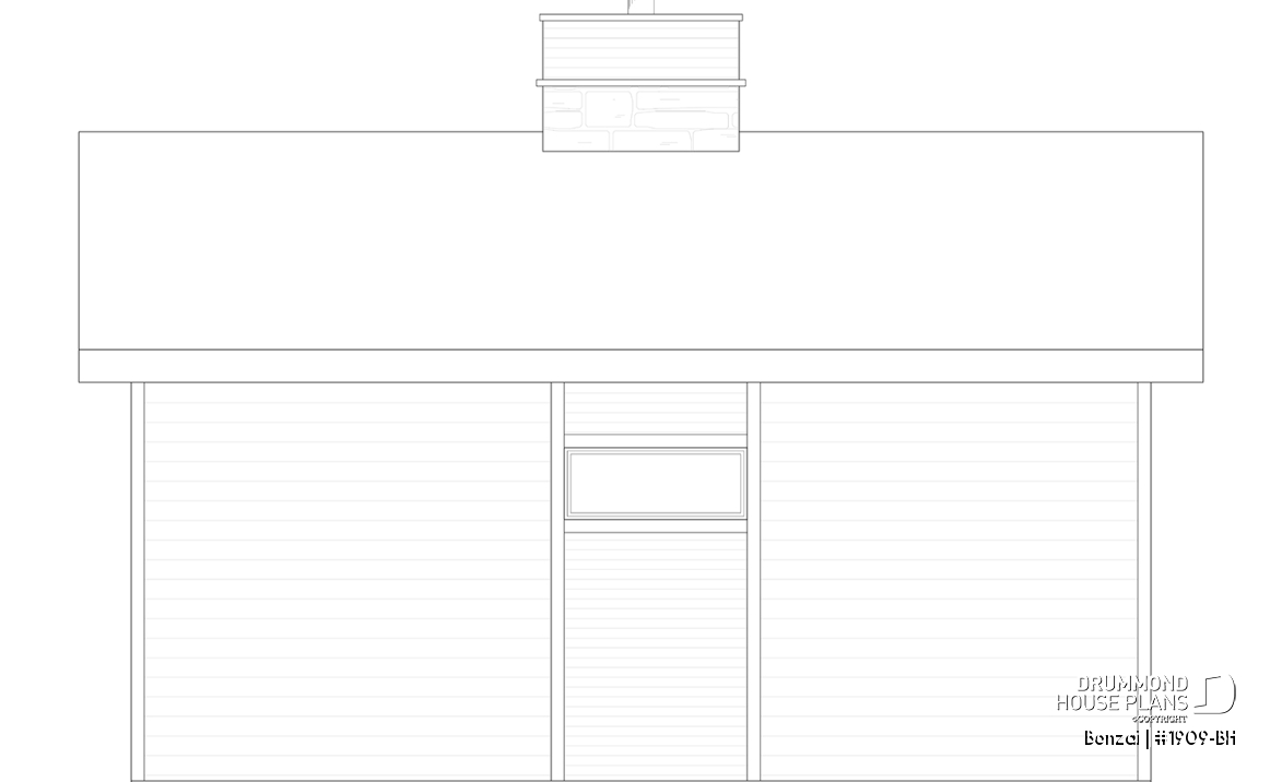 rear elevation - Bonzai