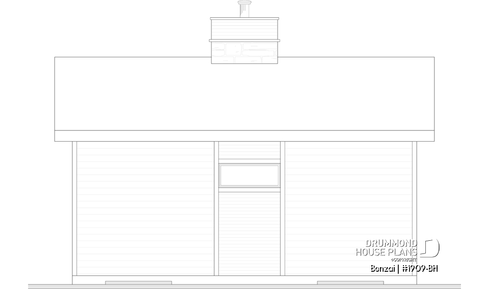 rear elevation - Bonzai