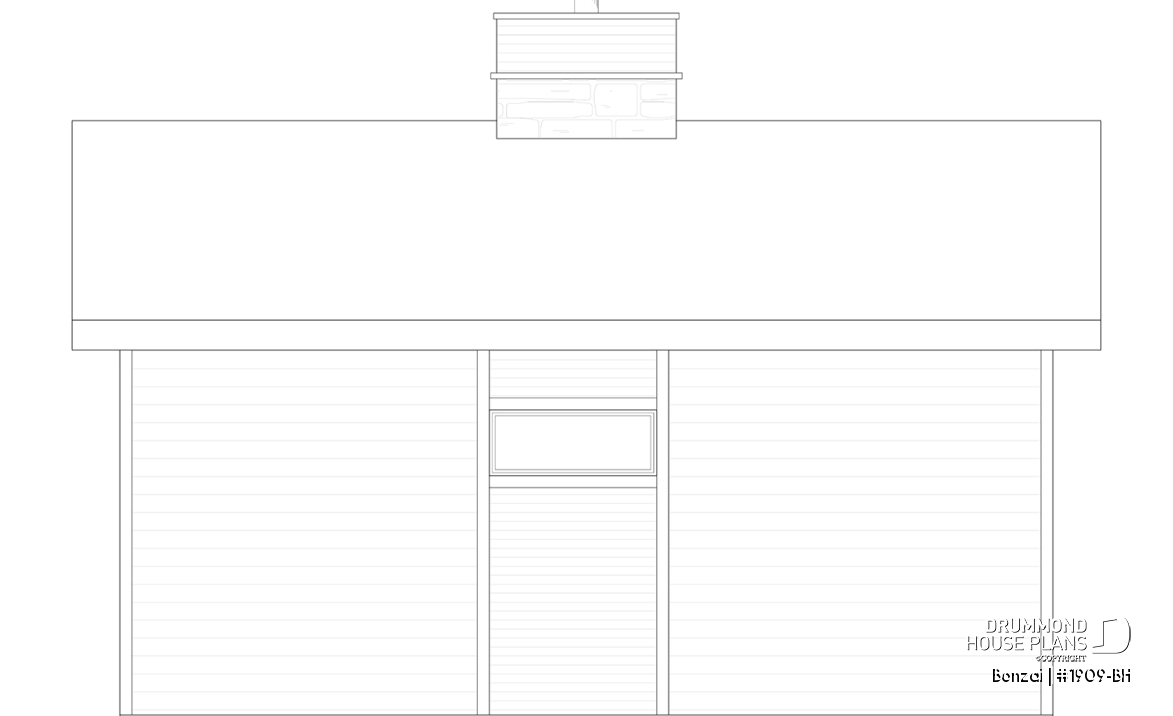 rear elevation - Bonzai