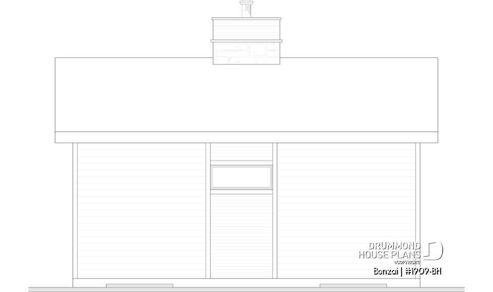 rear elevation - Bonzai
