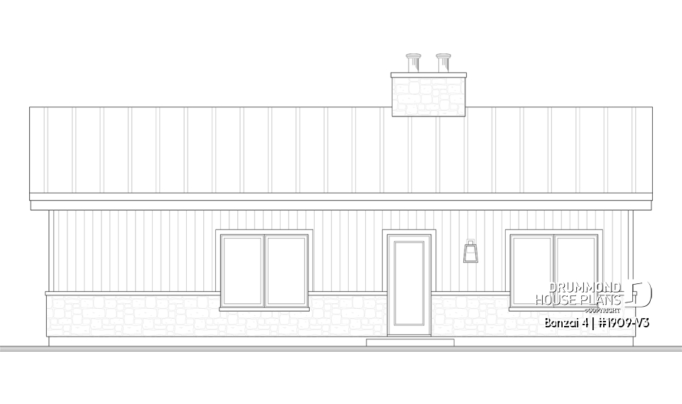 front elevation - Bonzai 4