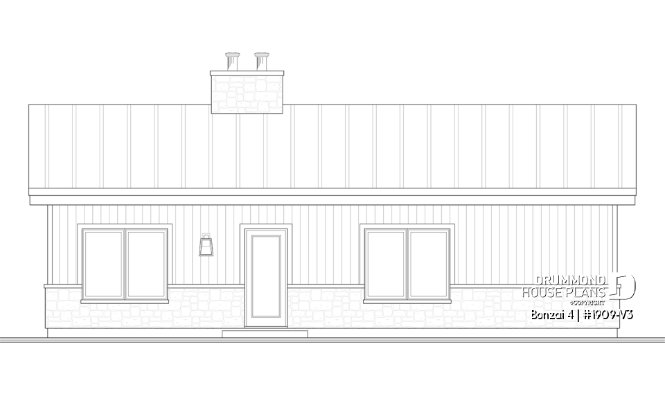 front elevation - Bonzai 4