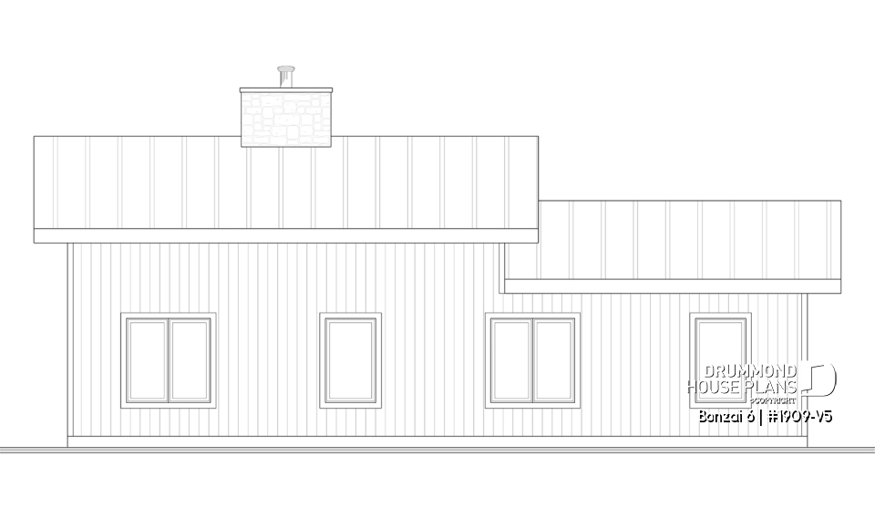 rear elevation - Bonzai 6