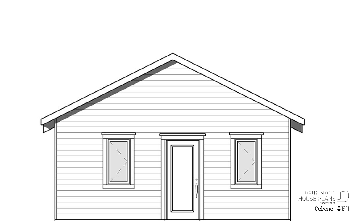 rear elevation - Cabana