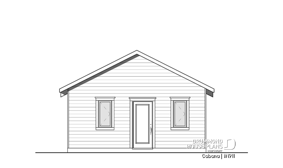 rear elevation - Cabana