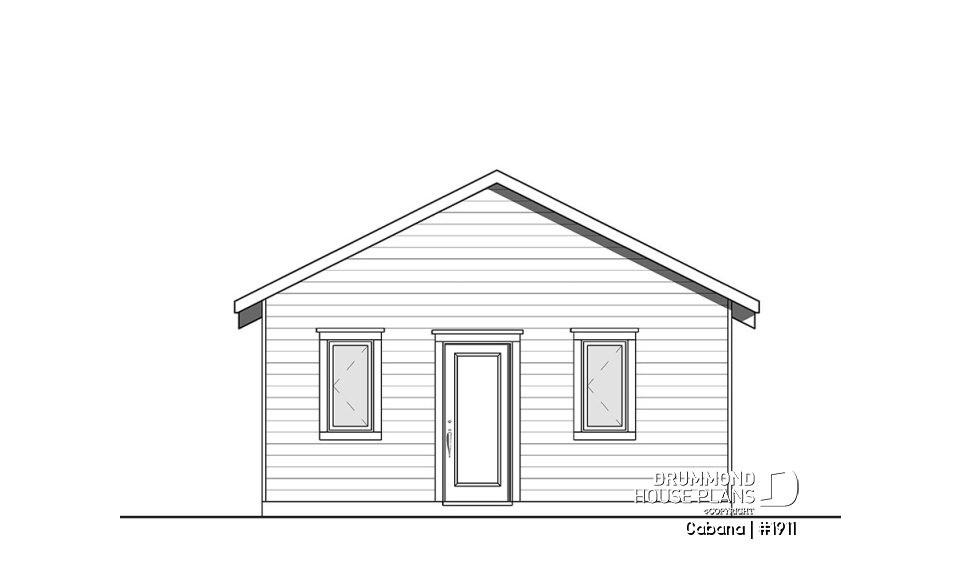 rear elevation - Cabana