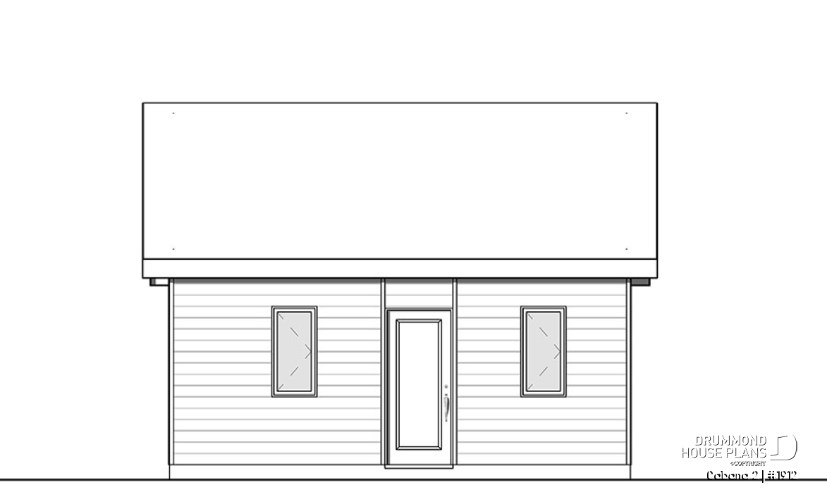 rear elevation - Cabana 2