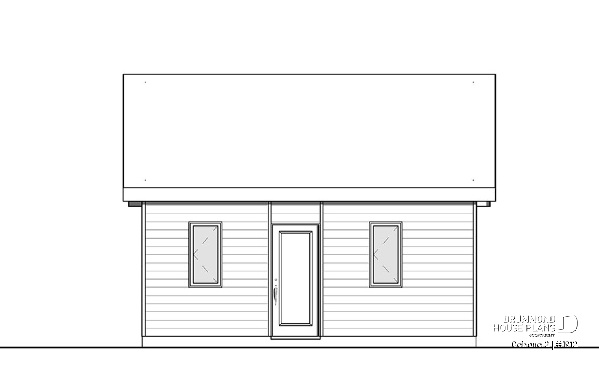 rear elevation - Cabana 2