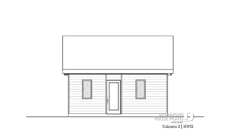 rear elevation - Cabana 2