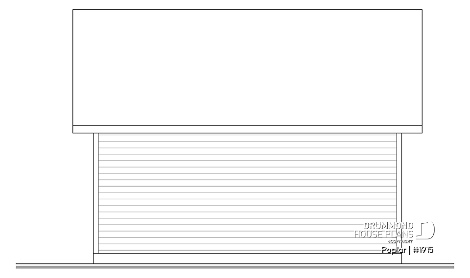 rear elevation - Poplar