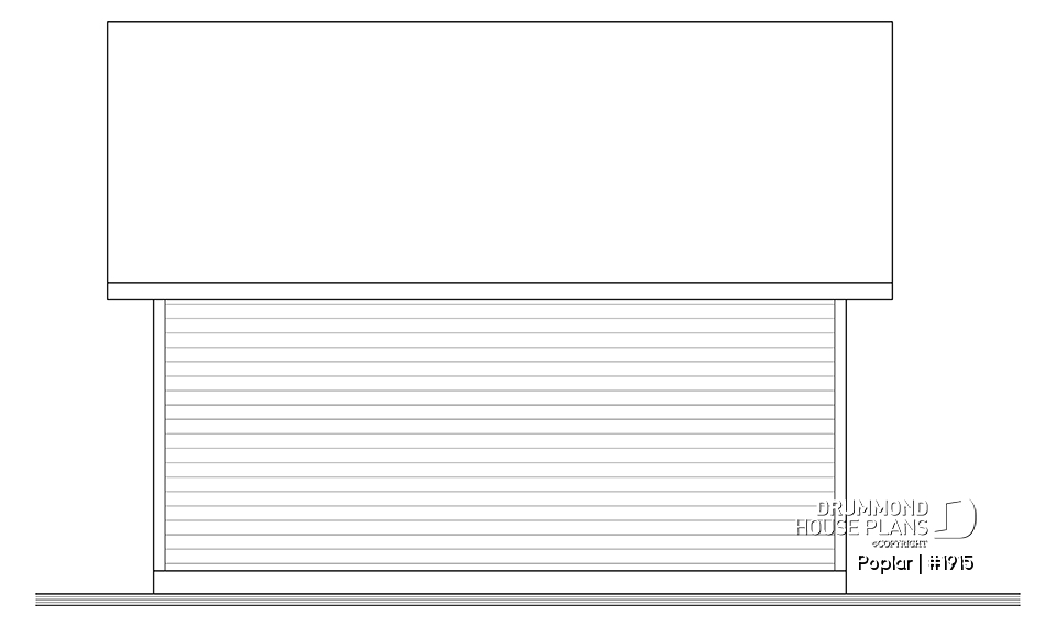 rear elevation - Poplar