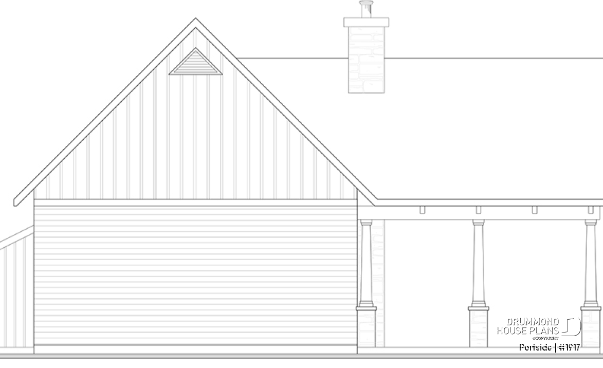 rear elevation - Portside