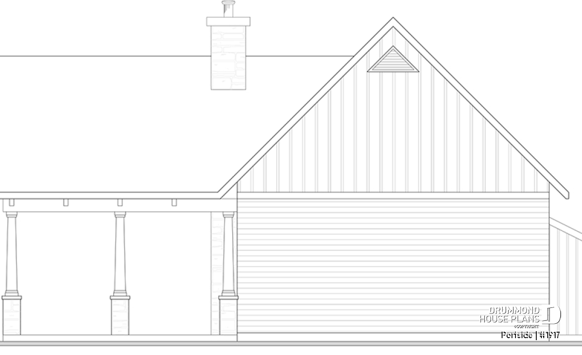 rear elevation - Portside