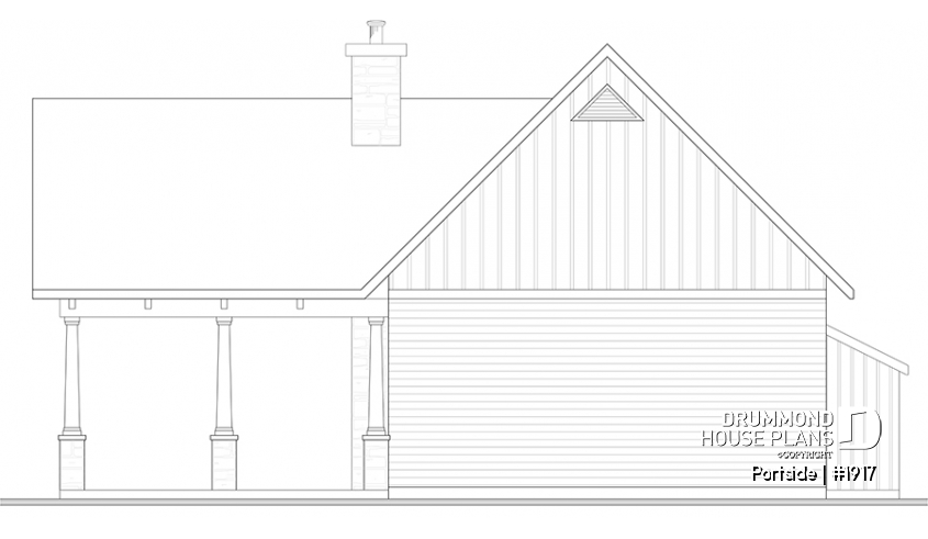 rear elevation - Portside