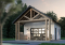 front - BASE MODEL - Cabana plan with storage at the back and versatile room at the front, incl. half bath - Casita