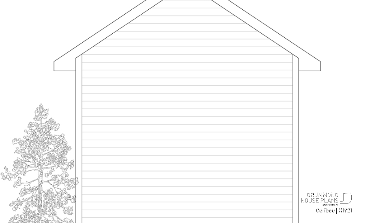rear elevation - Caribou