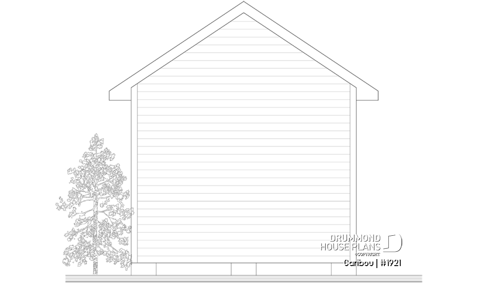 rear elevation - Caribou