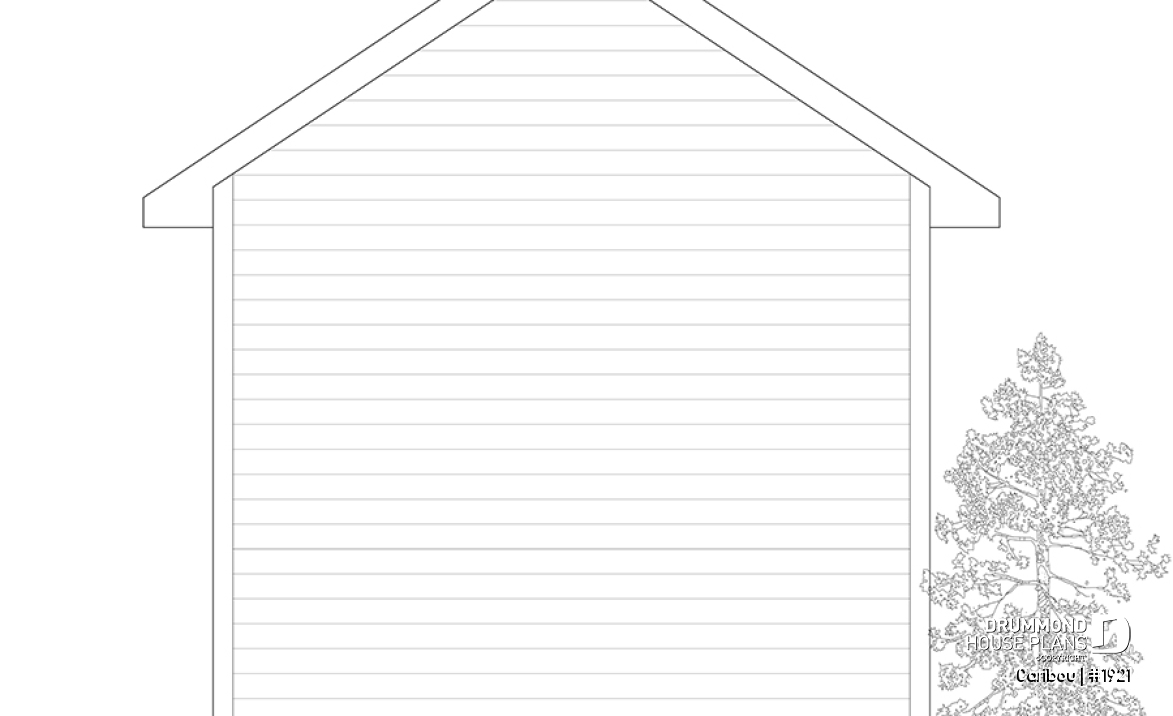 rear elevation - Caribou