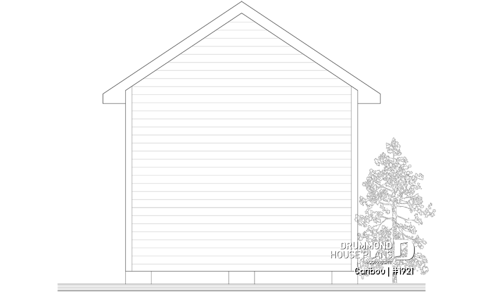 rear elevation - Caribou