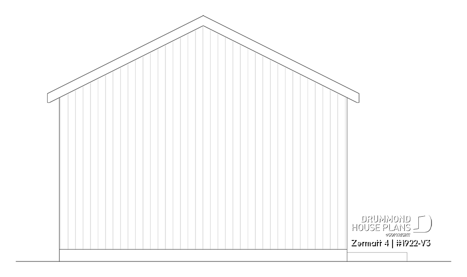 rear elevation - Zermatt 4