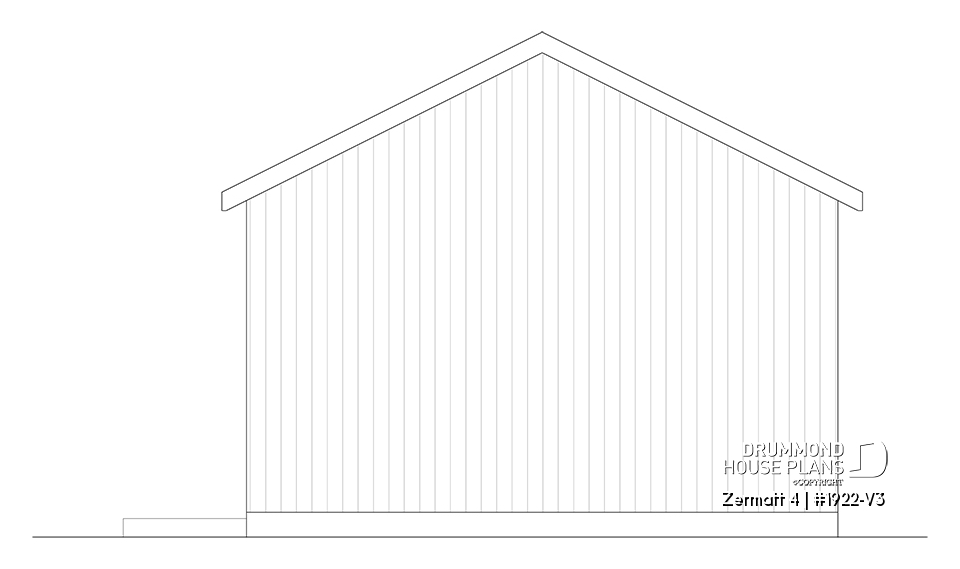 rear elevation - Zermatt 4