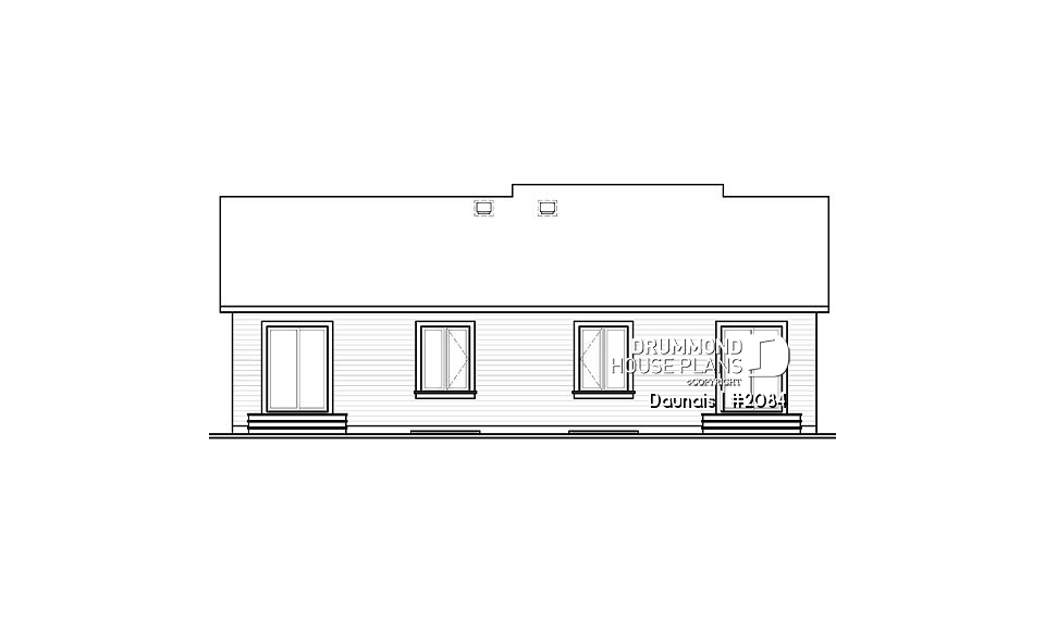 rear elevation - Daunais