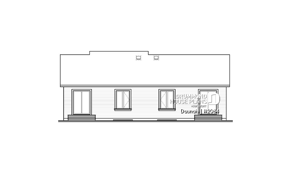 rear elevation - Daunais