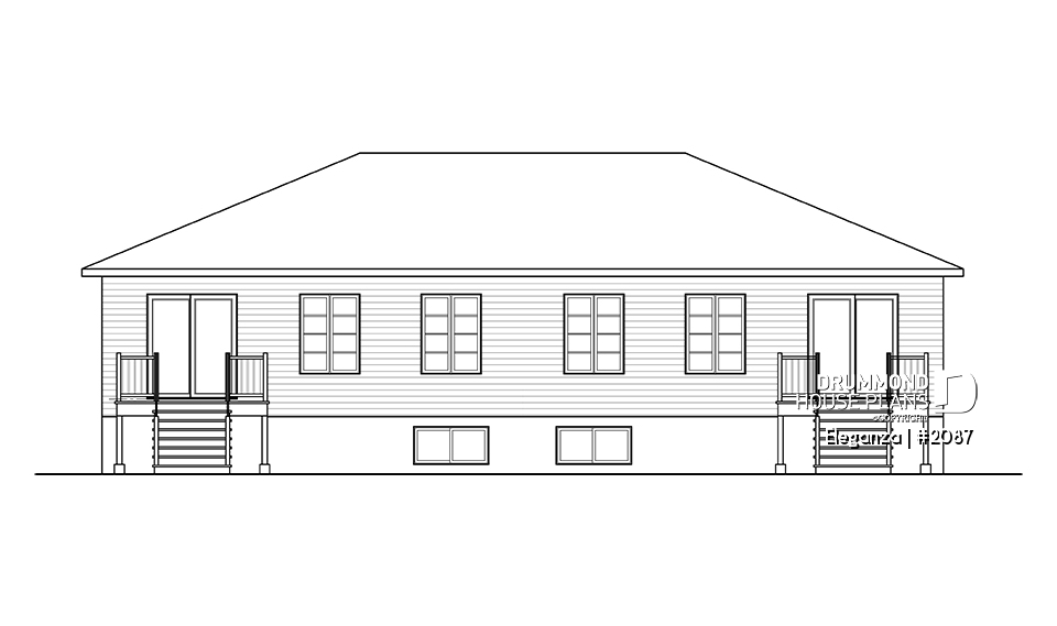 rear elevation - Eleganza