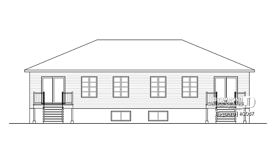 rear elevation - Eleganza