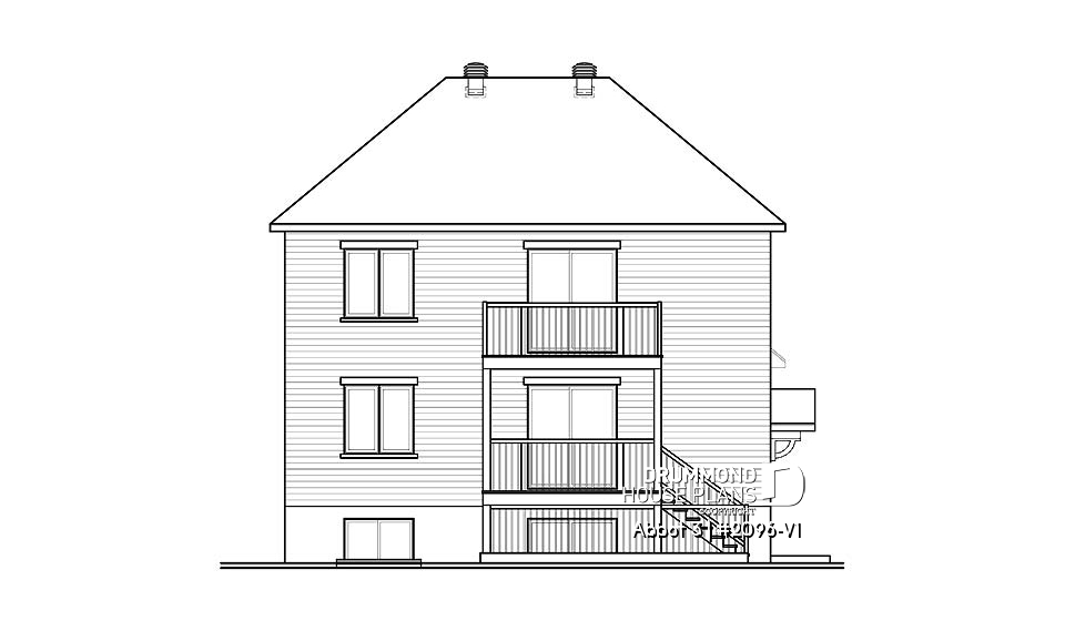 rear elevation - Abbot 3