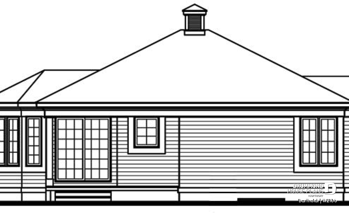 rear elevation - Bartholdi