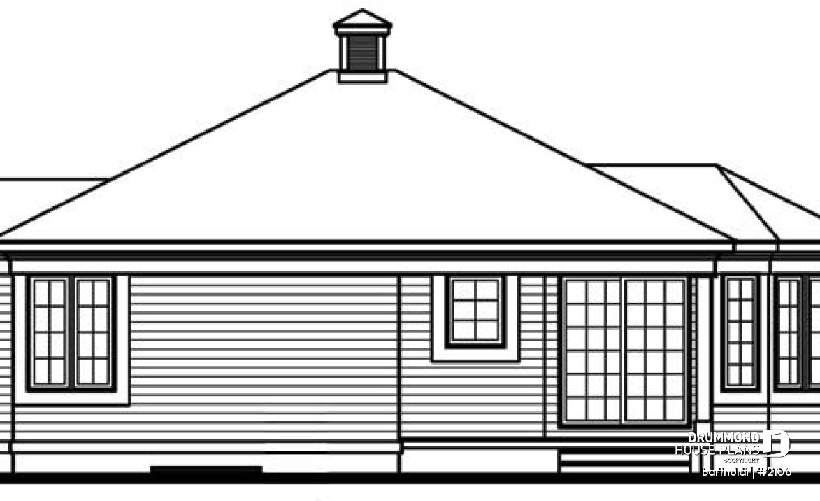 rear elevation - Bartholdi