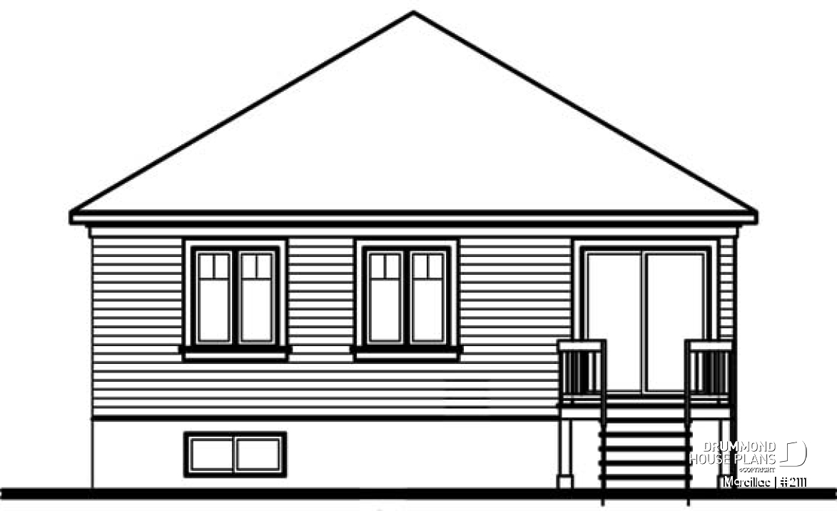 rear elevation - Marcillac