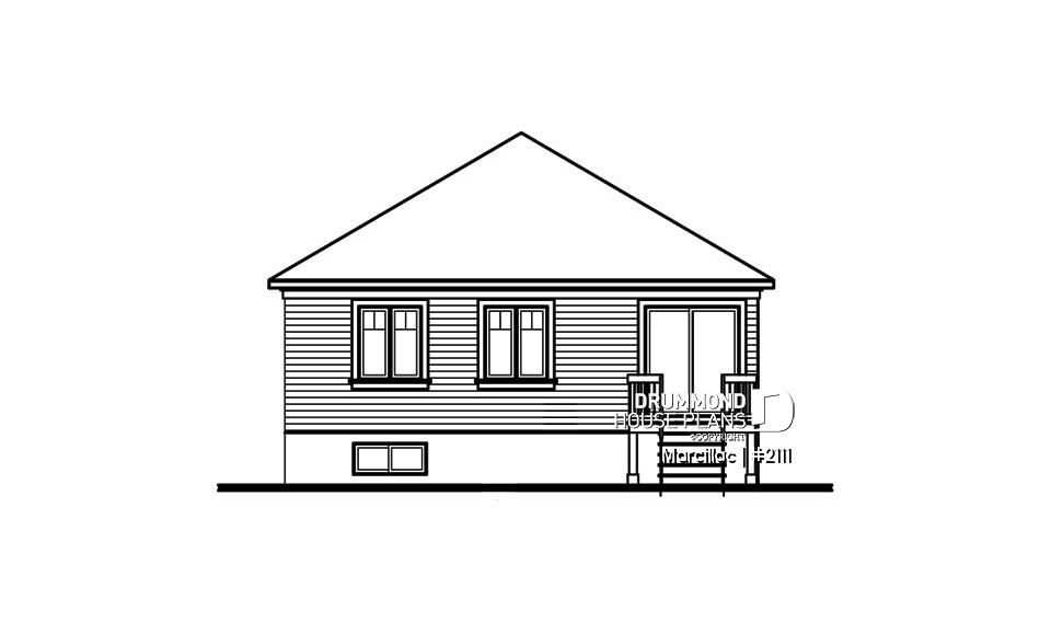 rear elevation - Marcillac