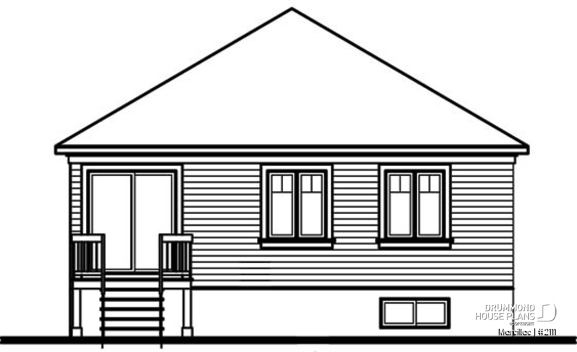 rear elevation - Marcillac