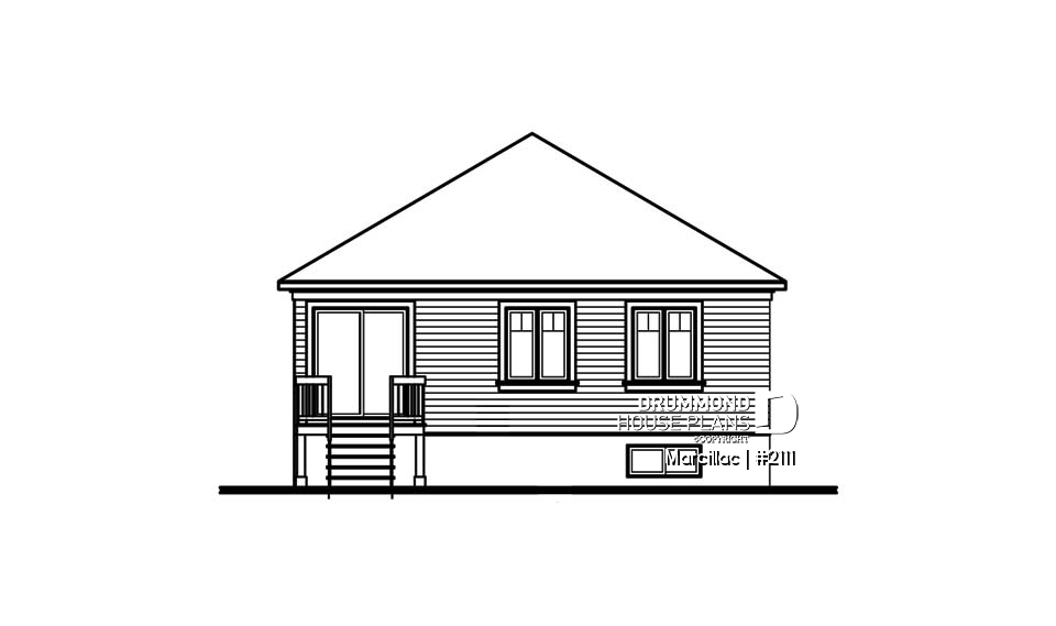 rear elevation - Marcillac