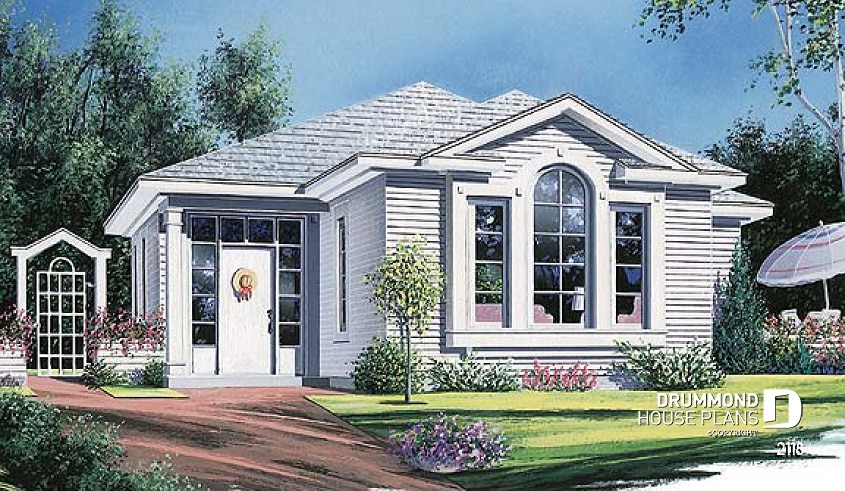 front - BASE MODEL - Small bungalow with 2 bedrooms and nice family bathroom - Chantovent