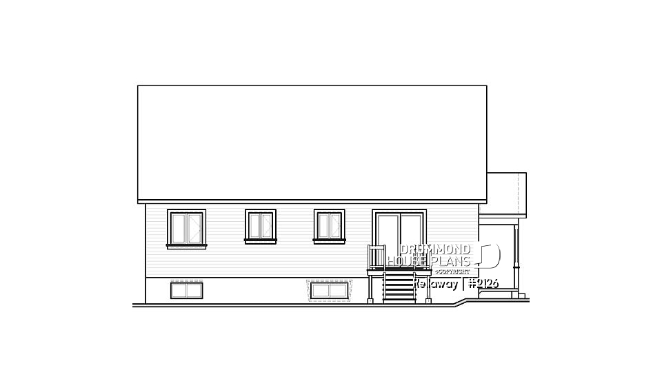 rear elevation - Kellaway
