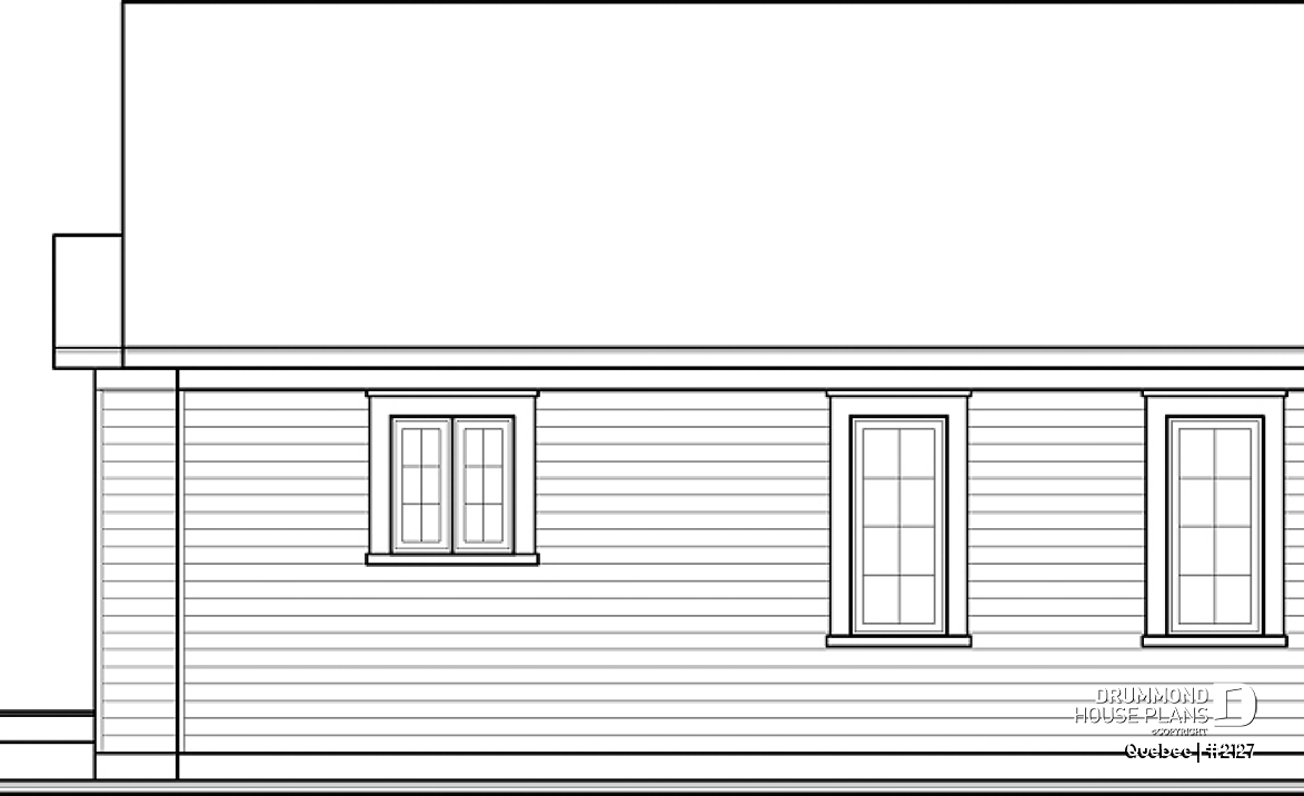 rear elevation - Quebec
