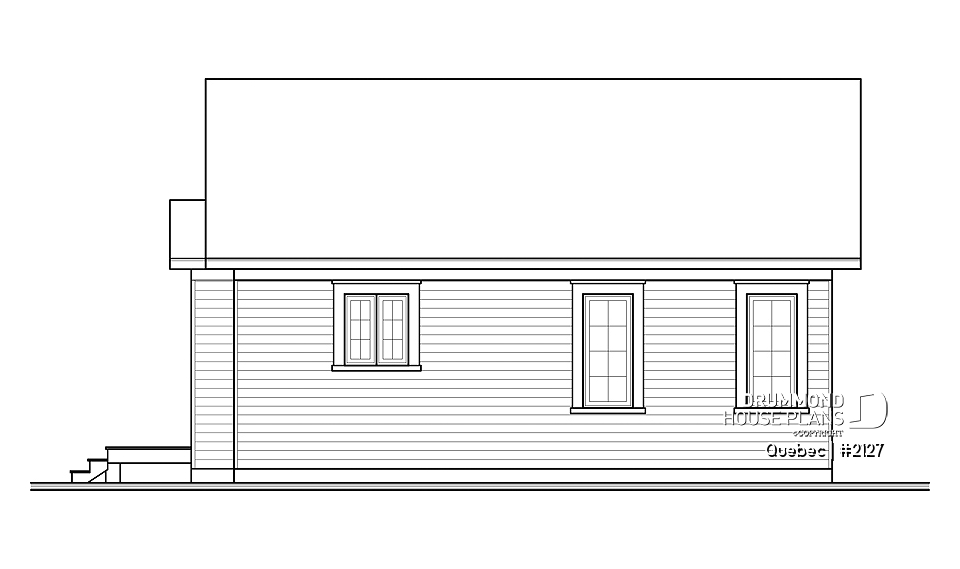 rear elevation - Quebec